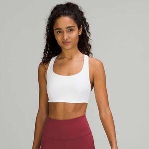 Lululemon Athletica White Wunder Train Bra